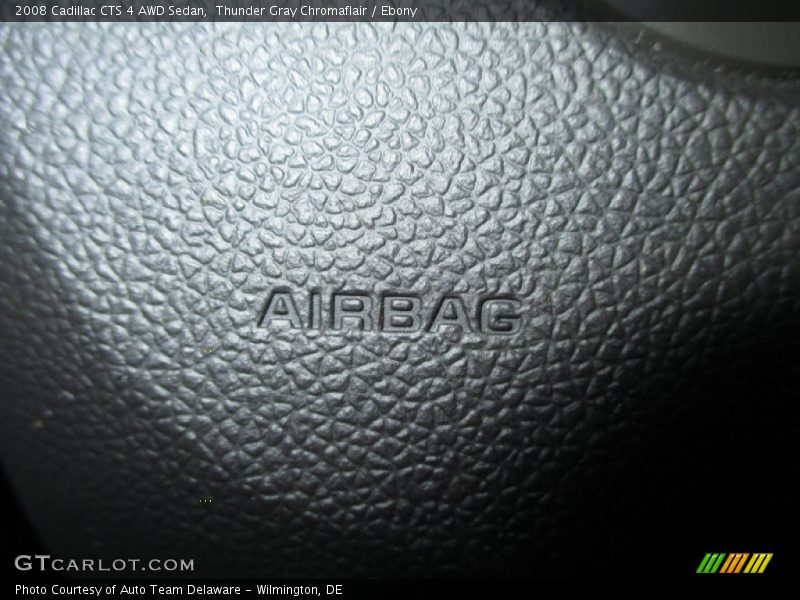 Thunder Gray Chromaflair / Ebony 2008 Cadillac CTS 4 AWD Sedan