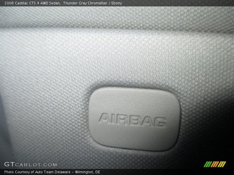 Thunder Gray Chromaflair / Ebony 2008 Cadillac CTS 4 AWD Sedan