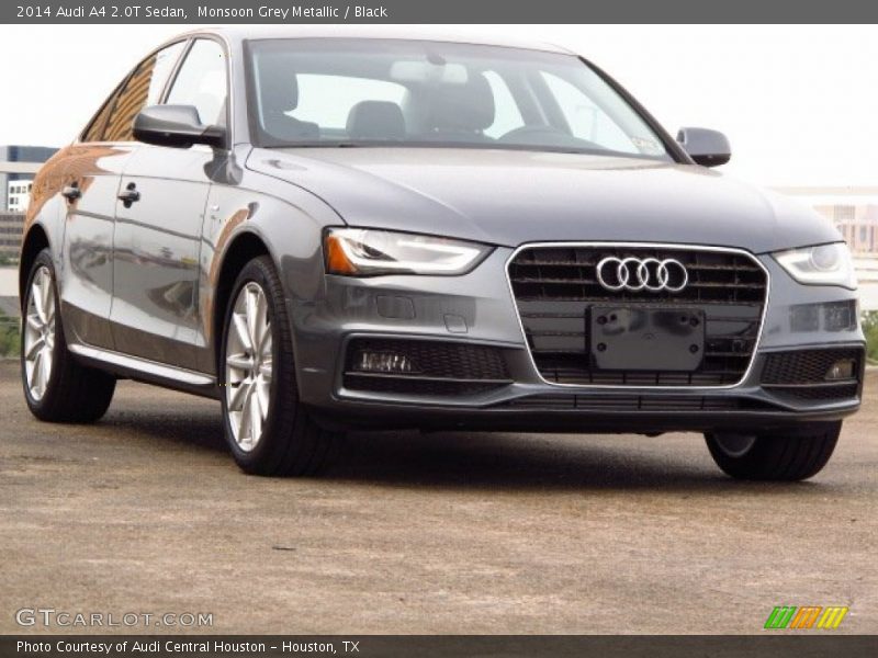 Monsoon Grey Metallic / Black 2014 Audi A4 2.0T Sedan