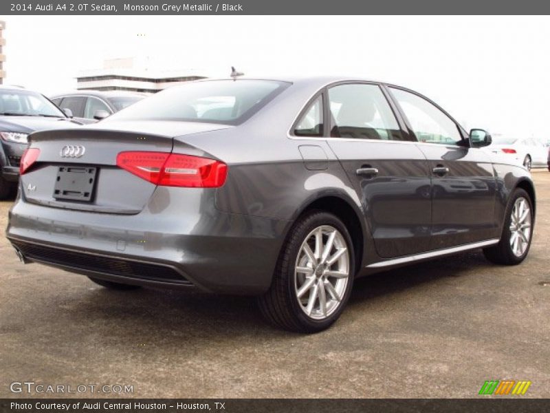 Monsoon Grey Metallic / Black 2014 Audi A4 2.0T Sedan