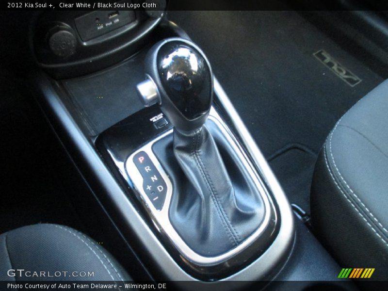 Clear White / Black Soul Logo Cloth 2012 Kia Soul +
