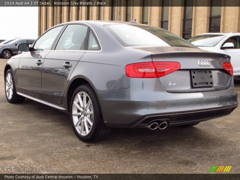 Monsoon Grey Metallic / Black 2014 Audi A4 2.0T Sedan