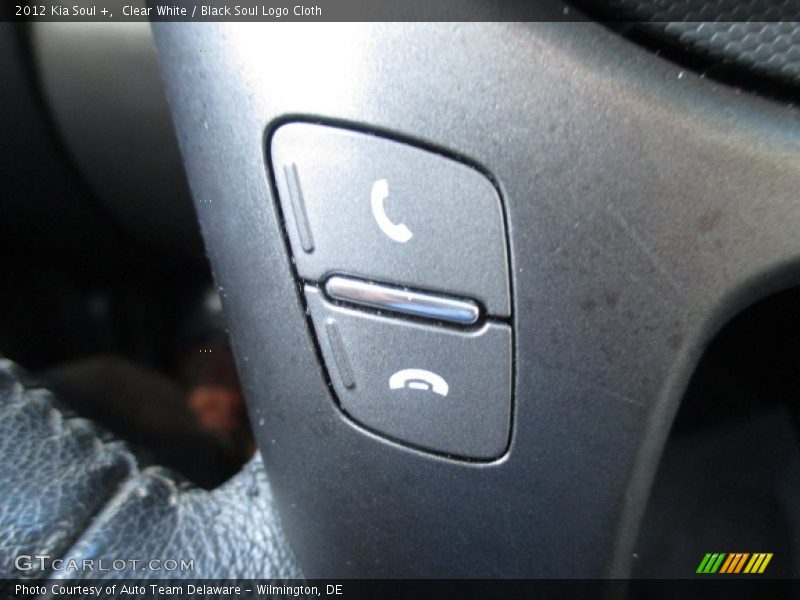Clear White / Black Soul Logo Cloth 2012 Kia Soul +