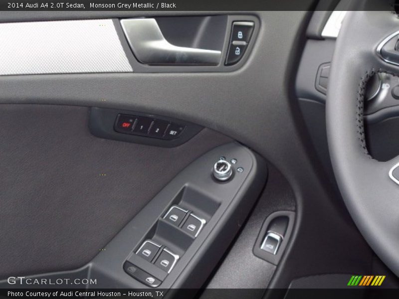 Monsoon Grey Metallic / Black 2014 Audi A4 2.0T Sedan