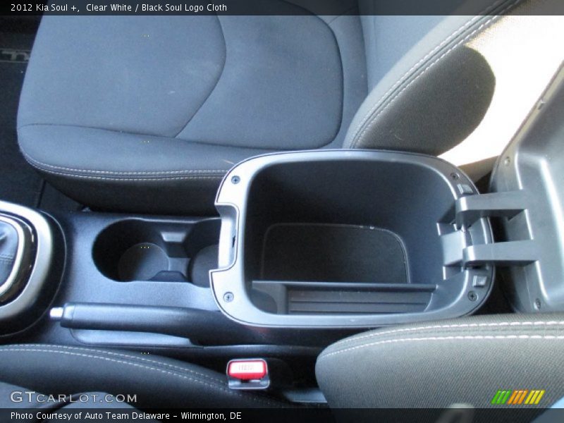 Clear White / Black Soul Logo Cloth 2012 Kia Soul +