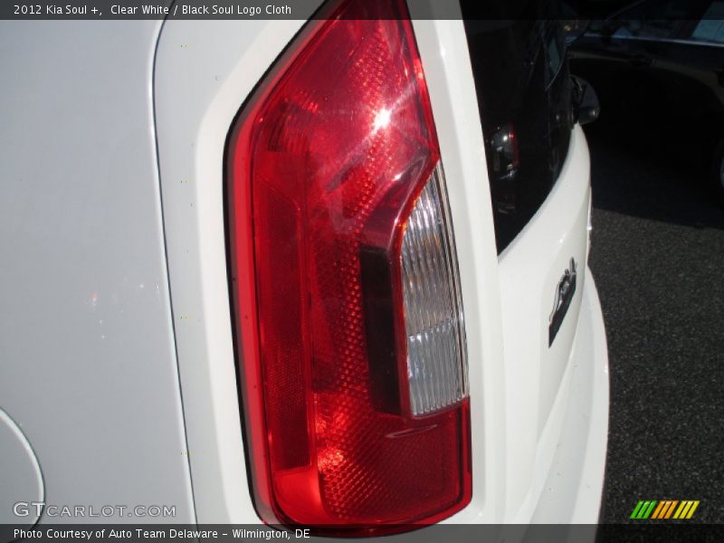Clear White / Black Soul Logo Cloth 2012 Kia Soul +