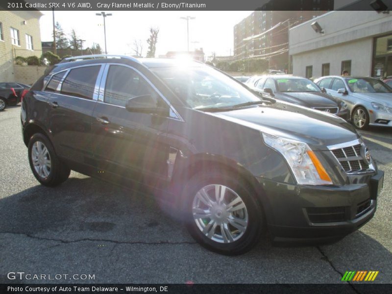 Gray Flannel Metallic / Ebony/Titanium 2011 Cadillac SRX 4 V6 AWD