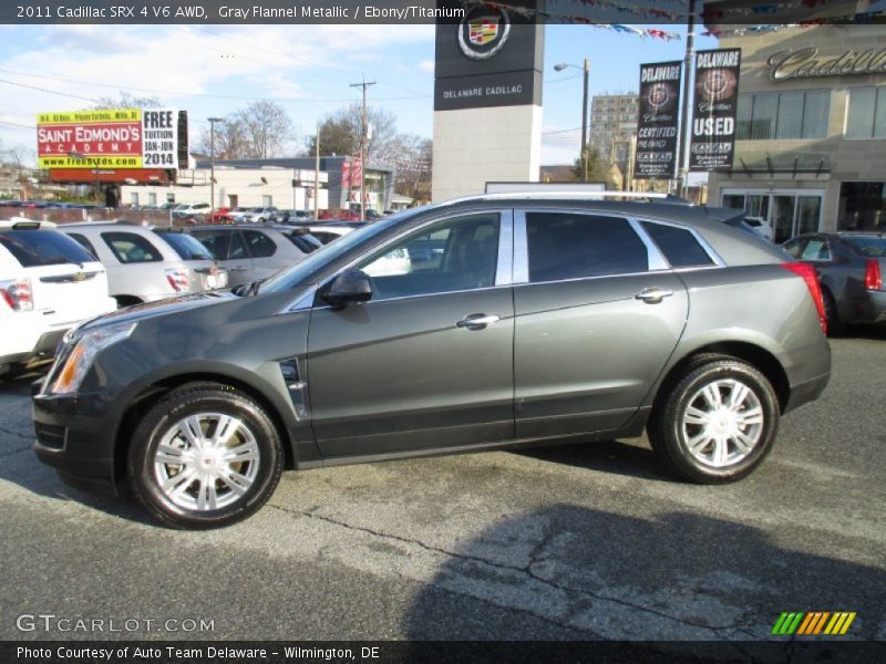 Gray Flannel Metallic / Ebony/Titanium 2011 Cadillac SRX 4 V6 AWD