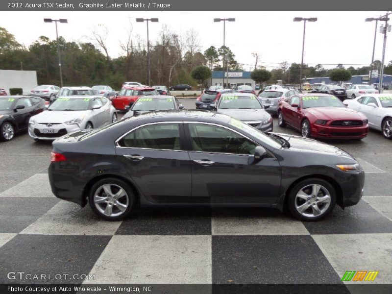 Graphite Luster Metallic / Taupe 2012 Acura TSX Sedan