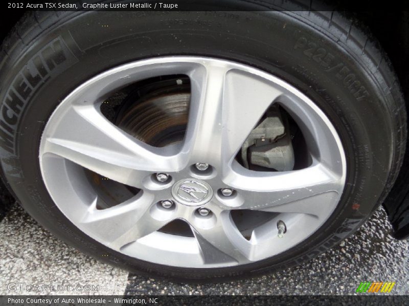Graphite Luster Metallic / Taupe 2012 Acura TSX Sedan