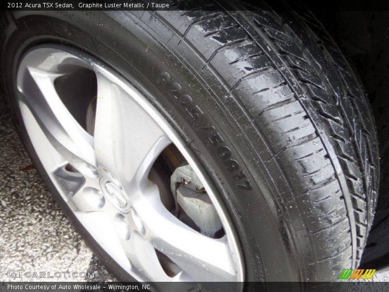 Graphite Luster Metallic / Taupe 2012 Acura TSX Sedan