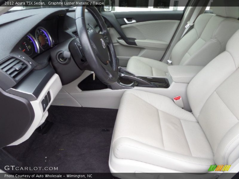 Graphite Luster Metallic / Taupe 2012 Acura TSX Sedan