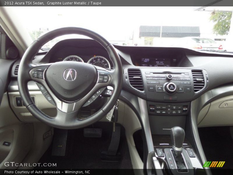 Graphite Luster Metallic / Taupe 2012 Acura TSX Sedan