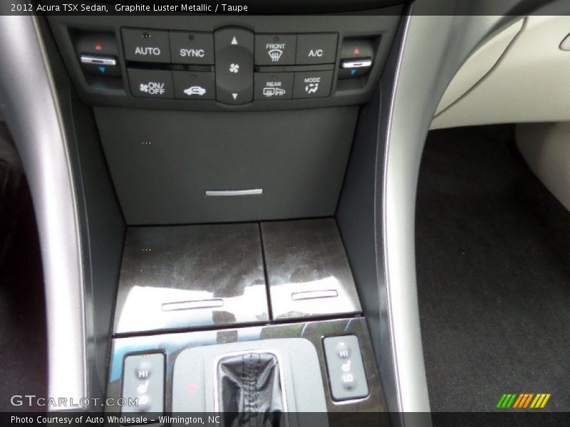Graphite Luster Metallic / Taupe 2012 Acura TSX Sedan
