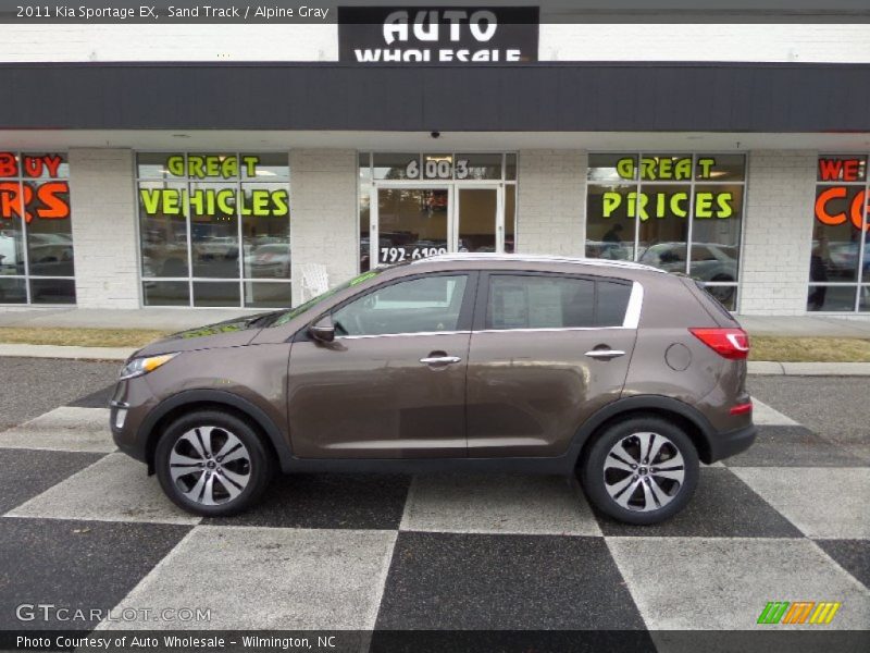 Sand Track / Alpine Gray 2011 Kia Sportage EX