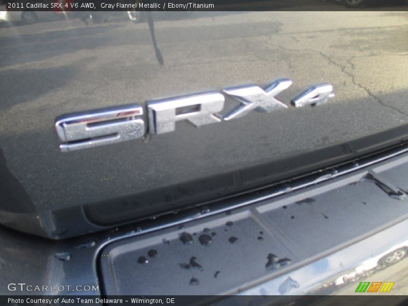 Gray Flannel Metallic / Ebony/Titanium 2011 Cadillac SRX 4 V6 AWD