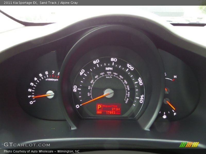 Sand Track / Alpine Gray 2011 Kia Sportage EX