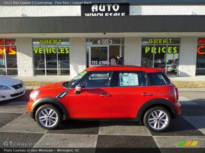 Pure Red / Carbon Black 2011 Mini Cooper S Countryman