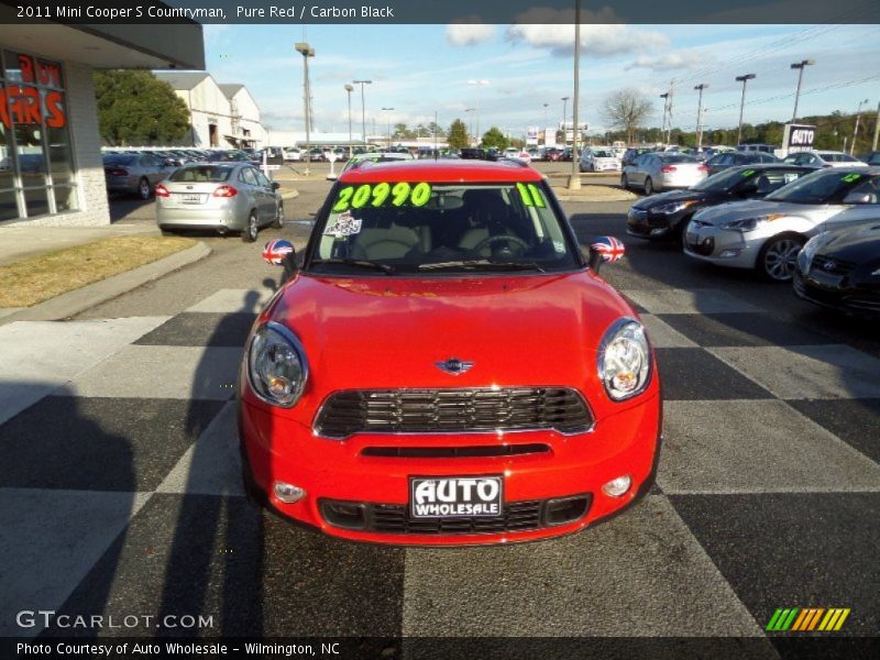 Pure Red / Carbon Black 2011 Mini Cooper S Countryman