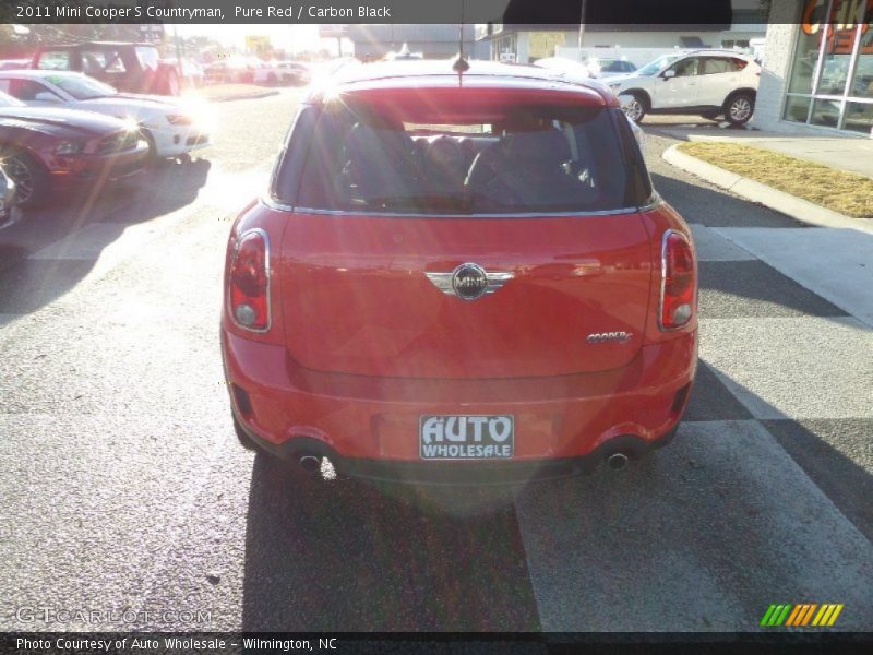 Pure Red / Carbon Black 2011 Mini Cooper S Countryman
