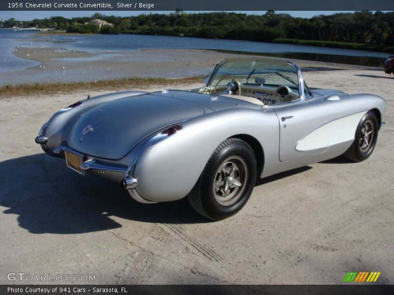  1956 Corvette Convertible Silver