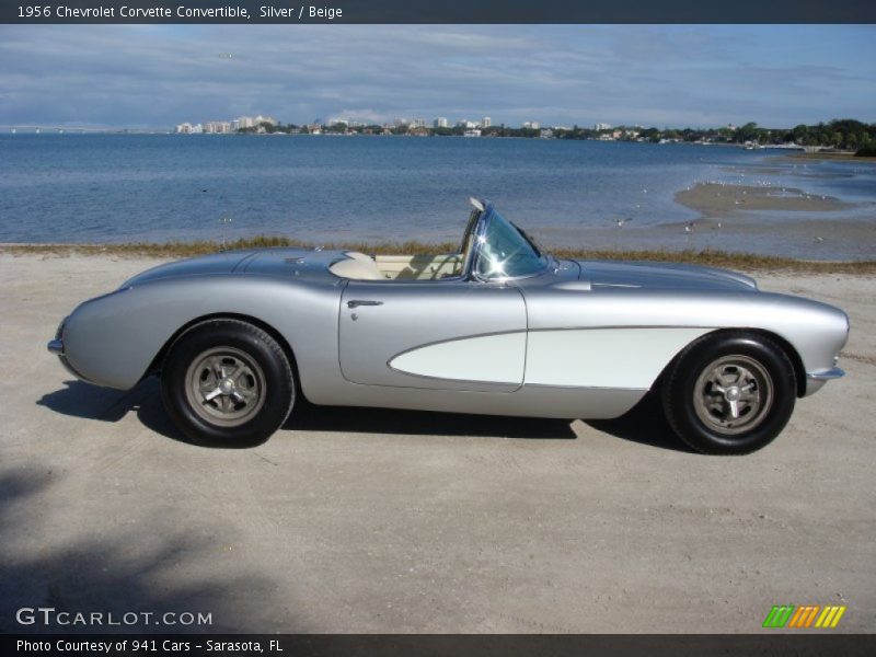  1956 Corvette Convertible Silver
