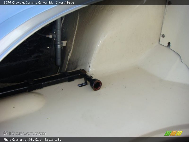 Silver / Beige 1956 Chevrolet Corvette Convertible