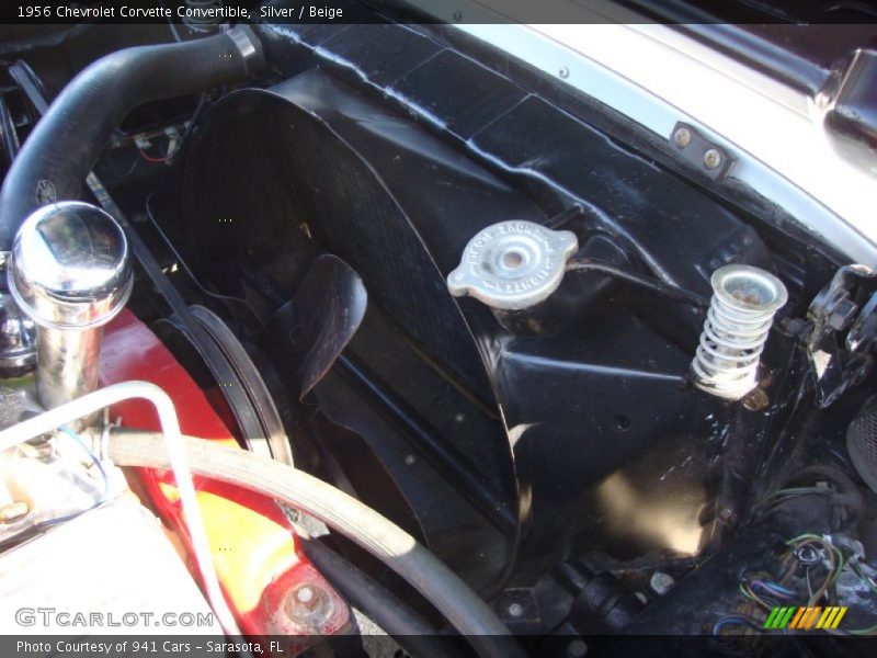 Silver / Beige 1956 Chevrolet Corvette Convertible