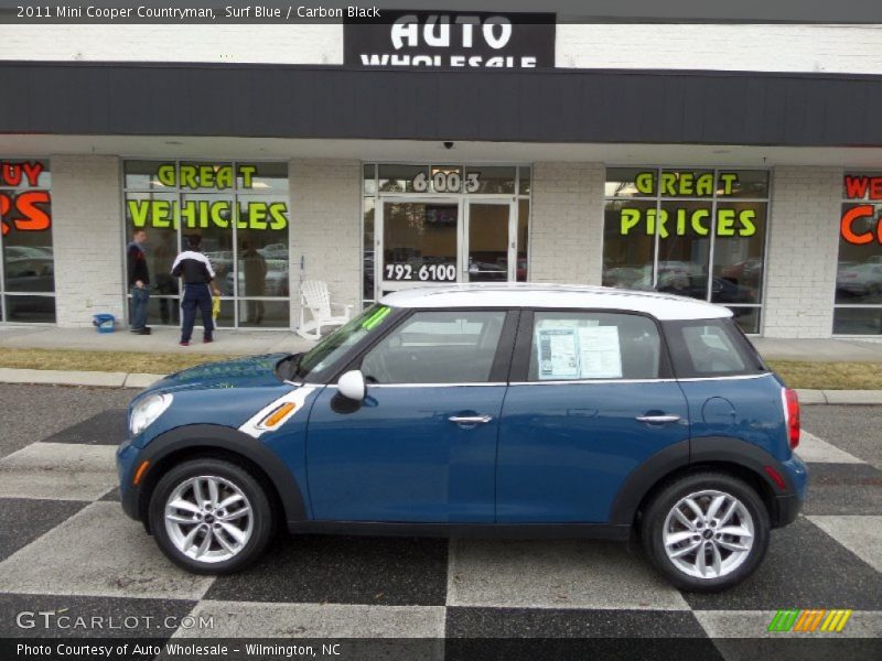 Surf Blue / Carbon Black 2011 Mini Cooper Countryman