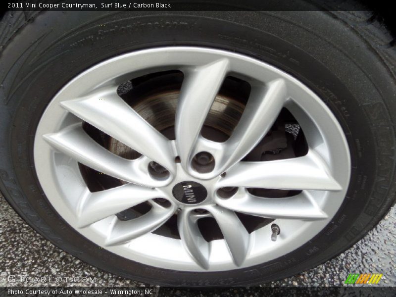Surf Blue / Carbon Black 2011 Mini Cooper Countryman