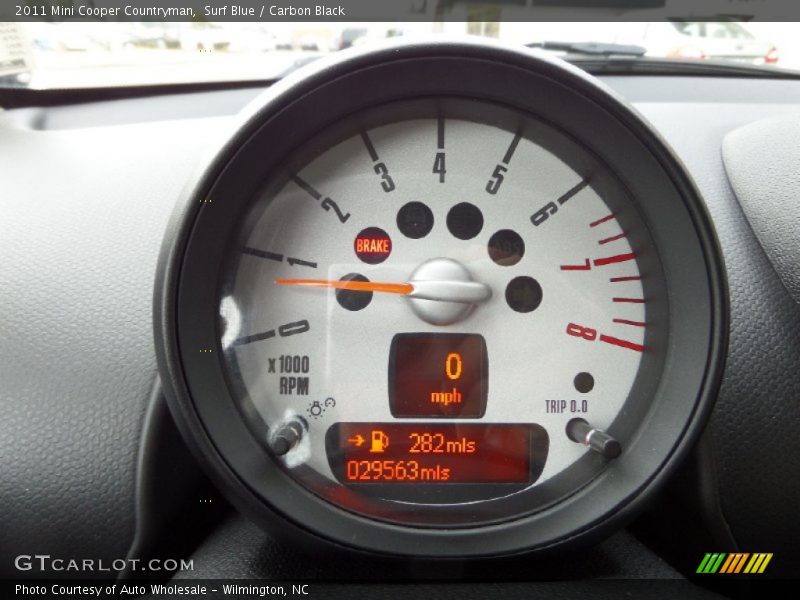 Surf Blue / Carbon Black 2011 Mini Cooper Countryman