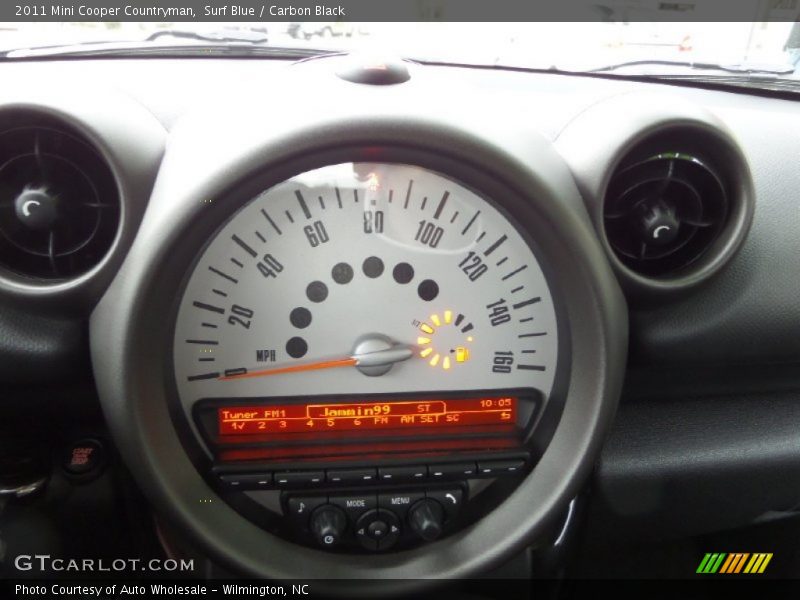 Surf Blue / Carbon Black 2011 Mini Cooper Countryman