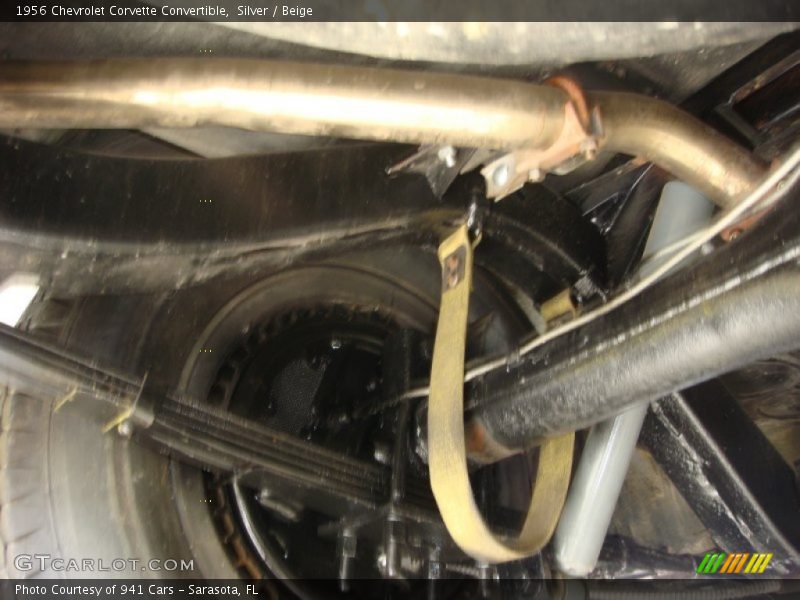 Undercarriage of 1956 Corvette Convertible