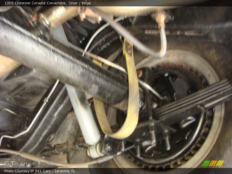 Undercarriage of 1956 Corvette Convertible