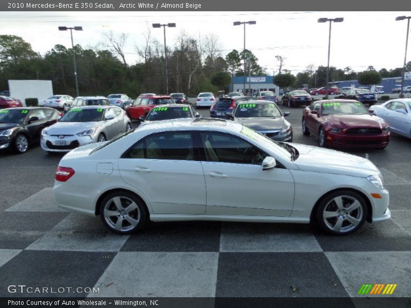 Arctic White / Almond Beige 2010 Mercedes-Benz E 350 Sedan
