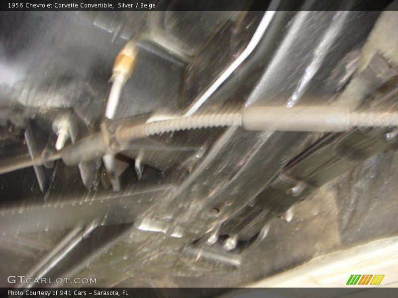 Silver / Beige 1956 Chevrolet Corvette Convertible