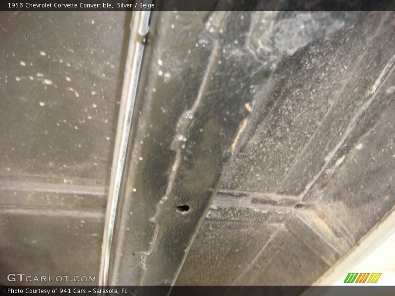 Silver / Beige 1956 Chevrolet Corvette Convertible