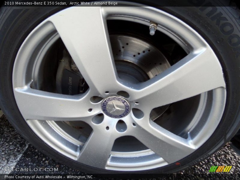 Arctic White / Almond Beige 2010 Mercedes-Benz E 350 Sedan