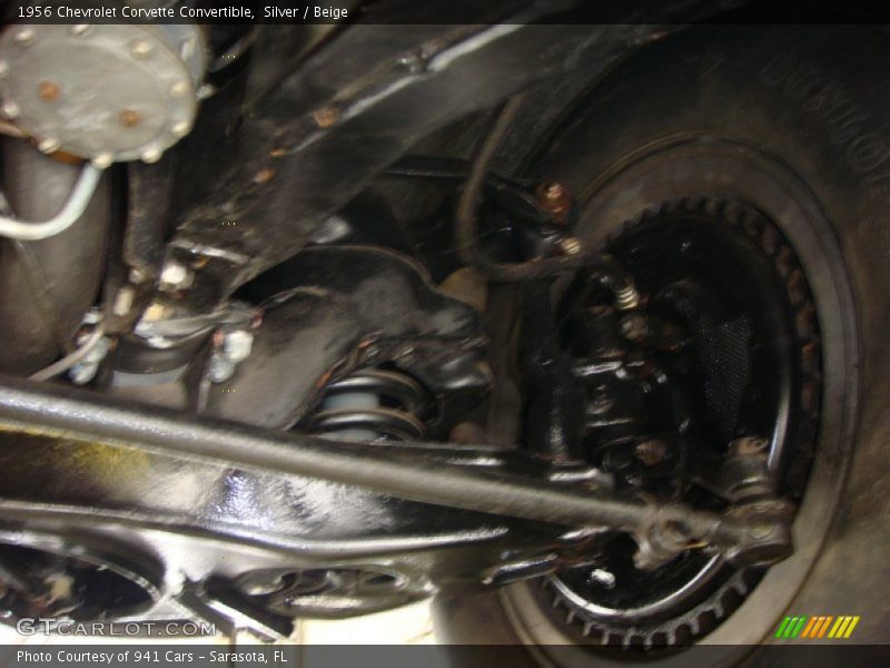 Silver / Beige 1956 Chevrolet Corvette Convertible