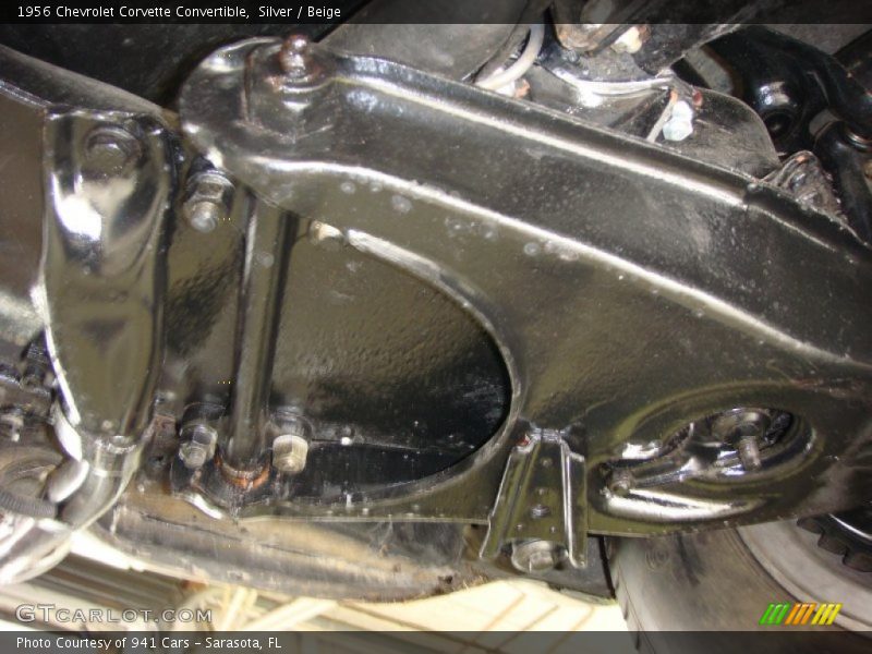 Silver / Beige 1956 Chevrolet Corvette Convertible
