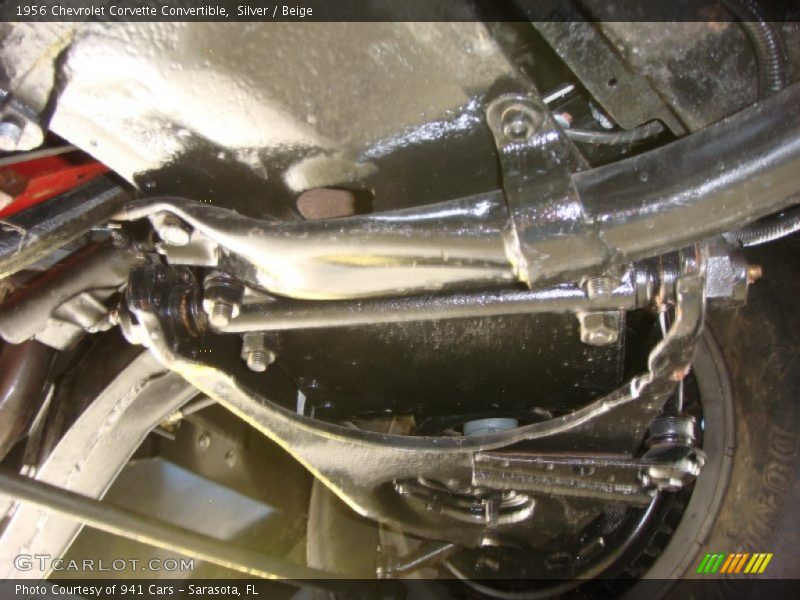 Silver / Beige 1956 Chevrolet Corvette Convertible