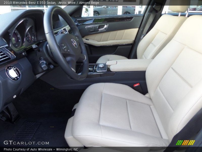 Arctic White / Almond Beige 2010 Mercedes-Benz E 350 Sedan