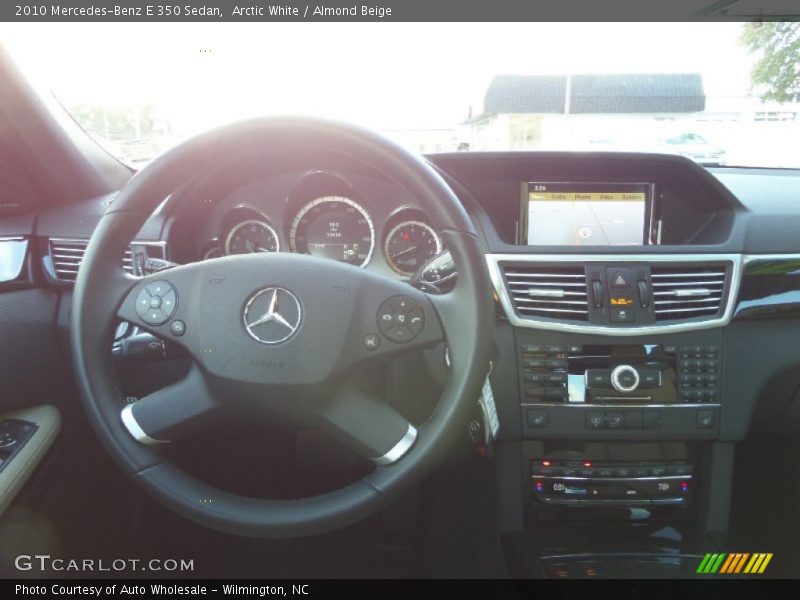 Arctic White / Almond Beige 2010 Mercedes-Benz E 350 Sedan