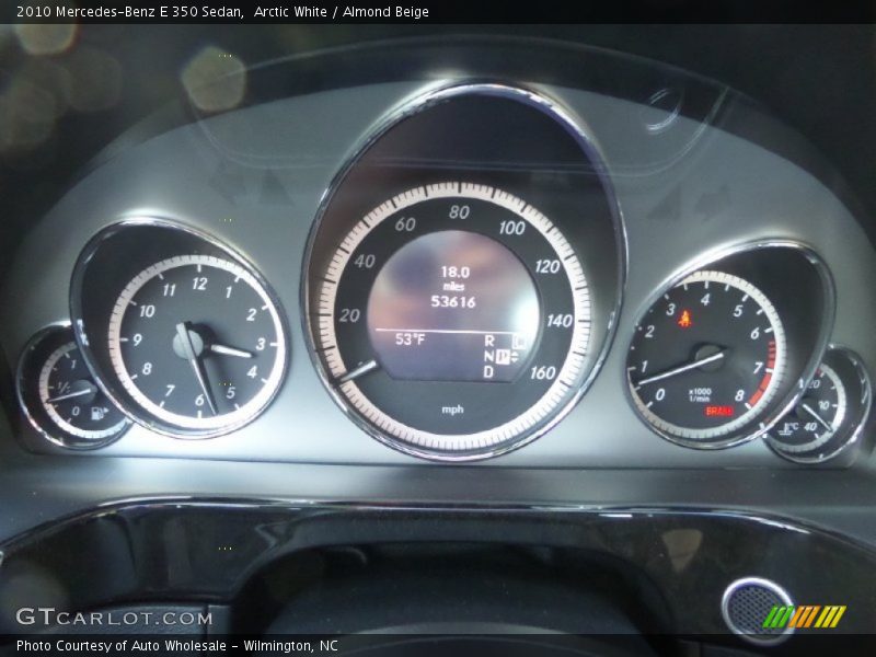 Arctic White / Almond Beige 2010 Mercedes-Benz E 350 Sedan