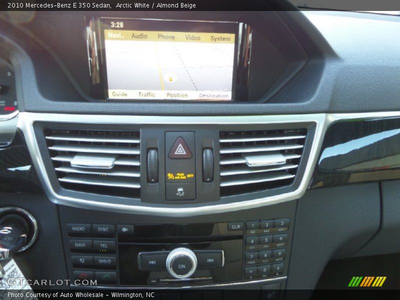 Arctic White / Almond Beige 2010 Mercedes-Benz E 350 Sedan