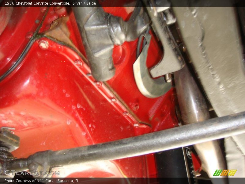 Silver / Beige 1956 Chevrolet Corvette Convertible