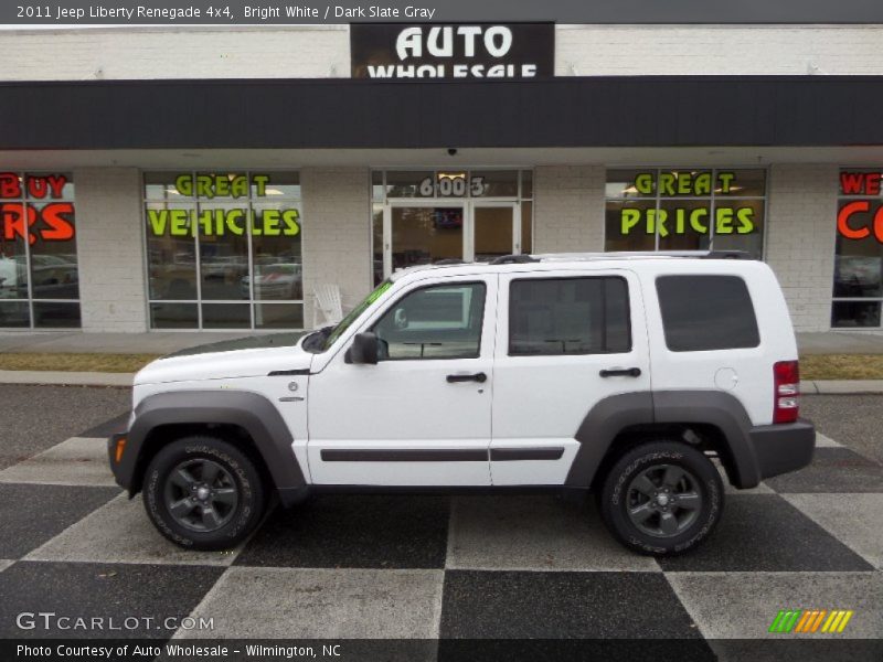 Bright White / Dark Slate Gray 2011 Jeep Liberty Renegade 4x4