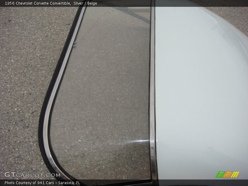 Silver / Beige 1956 Chevrolet Corvette Convertible