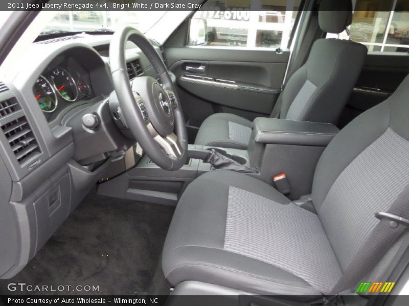 Bright White / Dark Slate Gray 2011 Jeep Liberty Renegade 4x4