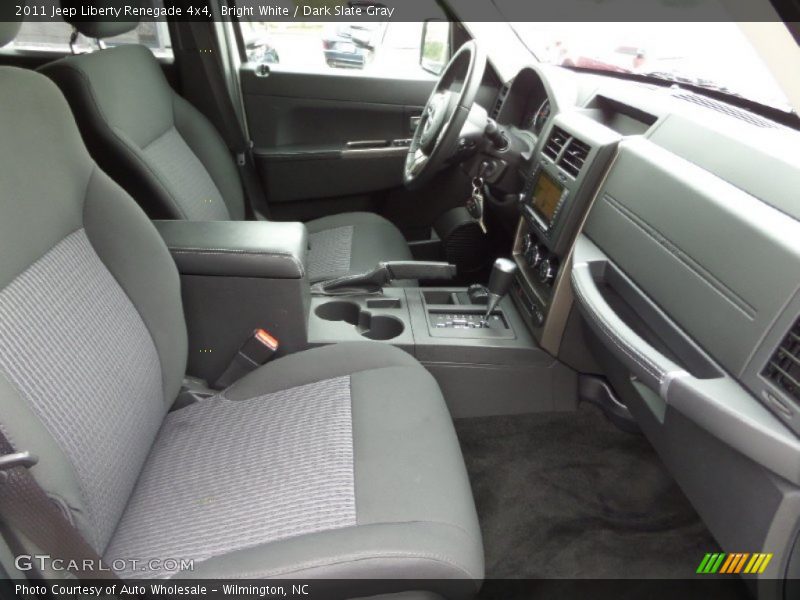 Bright White / Dark Slate Gray 2011 Jeep Liberty Renegade 4x4